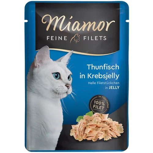 Miamor Feine Filets v želeju 6 x 100 g - Tuna & rak