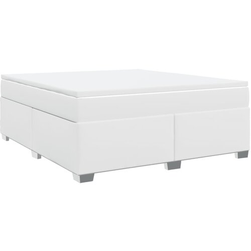 Maison Chic Box spring postelja - Vzmetna postelja z vzmetnico bela 180x200 cm umetno usnje SL17430, (21895094) Cene