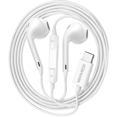 Oem Mayaxess, Žične USB-C slu&scaron;alke za Galaxy Z Flip 7 z vgrajenim mikrofonom, Bela, (5000299383) Cene