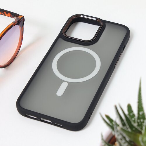 Torbica magsafe colorful za iphone 15 pro max 6.7 crna Slike
