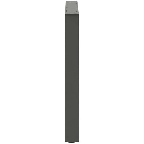  Noge blagovaonskog stola V-oblika 3 kom antracit 80x(72-73 3)cm Slike