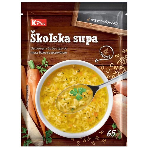 K Plus supa &amp;scaron;kolska 65g Slike