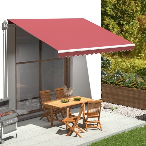 vidaXL Nadomestno blago za tendo bordo rdeče 4x3,5 m, (20611065) Cene