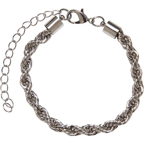 Urban Classics Accessoires Charon Intertwine Bracelet silver Slike