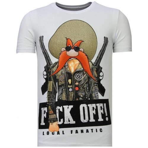 Local Fanatic Majice s kratkimi rokavi 65008619 Bela Slike
