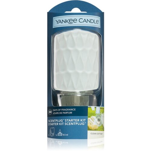 Yankee Candle Clean Cotton električni difuzor + nadomestno polnilo Cene