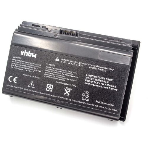 VHBW Baterija za Clevo W350 / W370, 4400 mAh Slike