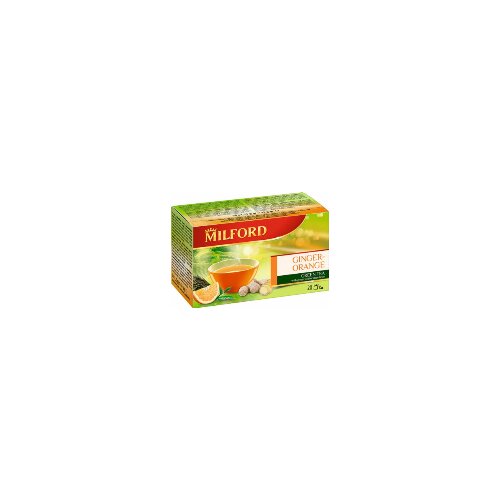 Milford zeleni čaj sa đumbirom i pomorandžom 35g kutija Slike