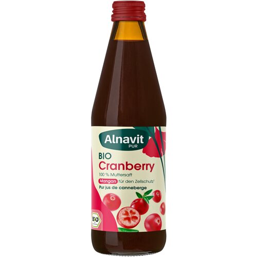 Alnavit Bio matični brusnični sok - 330 ml Slike