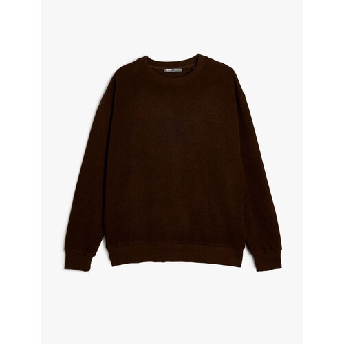 Koton Oversize Sweater Crew Neck Cotton Blend Cene