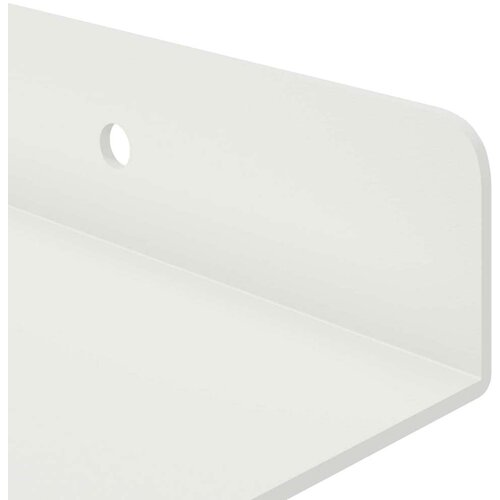  Polica na zidu s policom Zidne 2 pcs Bijelo 60 x 9 x 2 5 cm - Bijelo 60 x 9 cm 2 Slike