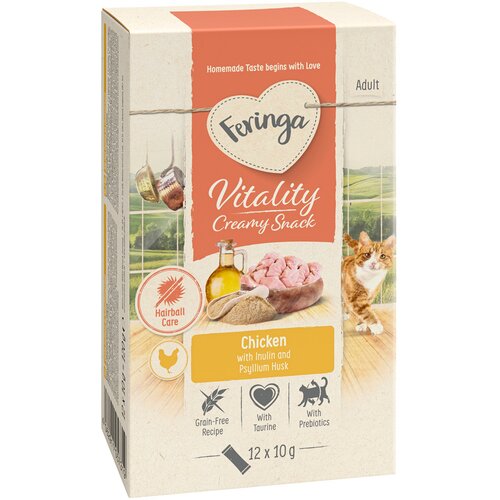 Feringa Vitality Creamy Snacks - Piletina (12 x 10 g) Slike
