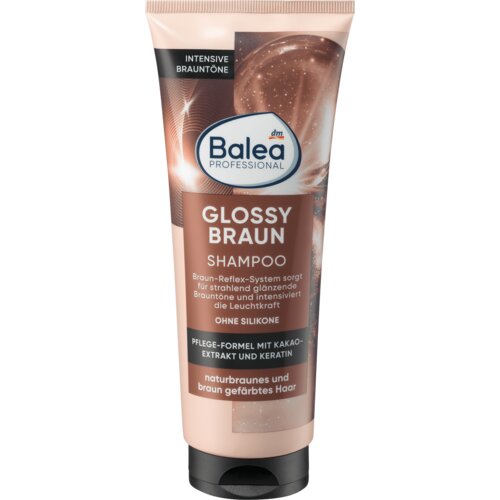 Balea Professional Glossy Braun šampon za smeđu kosu 250 ml Slike