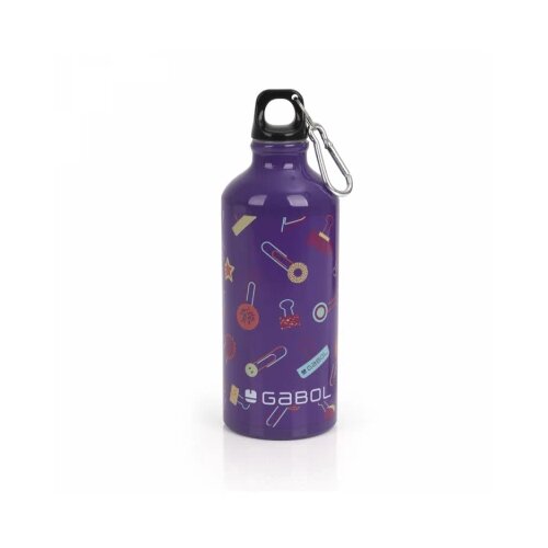  Aluminijumska boca za vodu sa zakačkom 7x21 cm 600ml Diary Gabol Cene