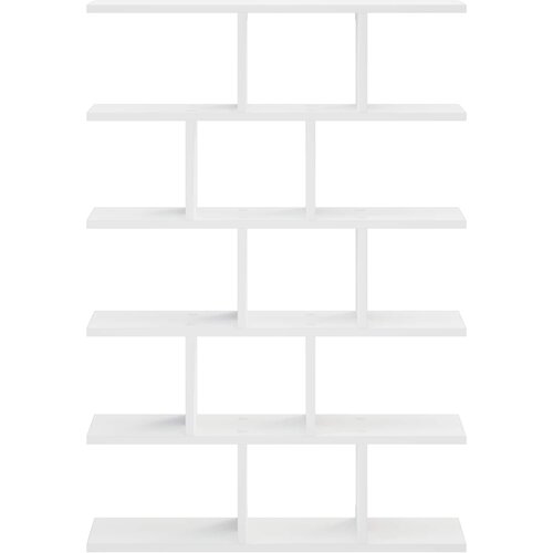  Zidna polica Bijela 70 x 17 x 101 cm Prerađeno drvo Slike