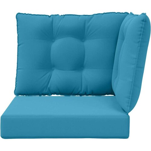  Jastuk za vanjsku sofU 3 pcs Kraljevsko plava Poliester - Kraljevski plava 60 x 60 cm 1x sjedalo +1x naslon +1x bočna strana (2D Slike