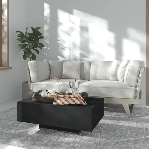 Furnova Klubska mizica črna 85x55x31 cm iverna plošča, (21914583) Cene