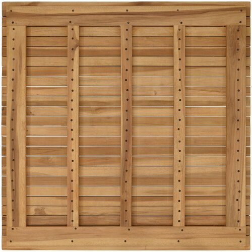  Gornji dio stola 90 x 90 x 3,5 cm Četvrtasti Čvrsto teak drvo Slike