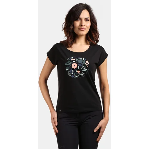 Kilpi Women's cotton T-shirt ROANE-W Black