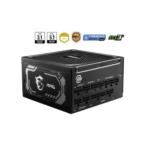 MSI MAG A1000GL PCIE5 1000W napajanje Slike