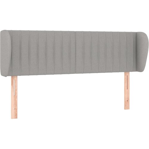 Maison Chic vzglavna omarica - nočna omarica - posteljna omarica z u&amp;scaron;esi svetlo sivo 147x23x78/88 cm blago, (21709384) Slike