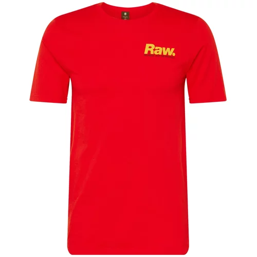 G-star Raw Majica rumena / rdeča