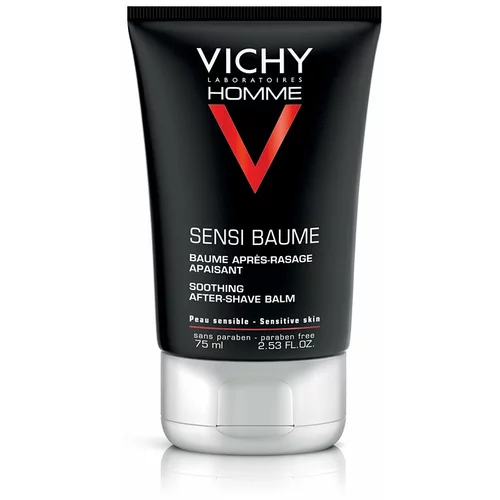 Vichy Homme Sensi-Baume balzam poslije brijanja za osjetljivu kožu lica 75 ml