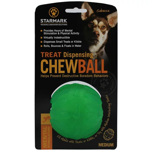 Starmark Treat Dispensing Chew Ball - M: oko Ø 7 cm
