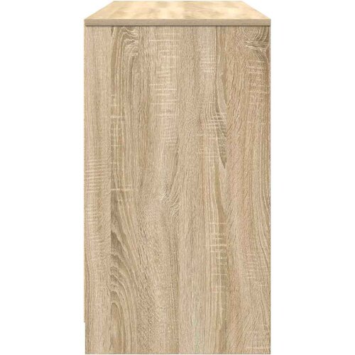 vidaXL Pisalna miza sonoma hrast 120x42x76 cm inženirski les Cene