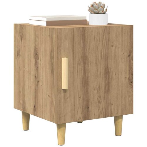  Noćni ormar Zidne 2 pcs Umjetnički hrast 40 x 40 x 50 cm Slike