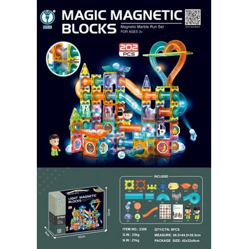  Magnetni blokovi LUM - 202 elemenata Slike