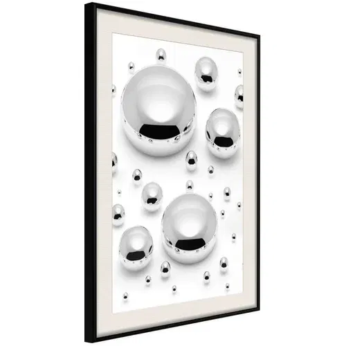  Poster - Silver Drops 20x30