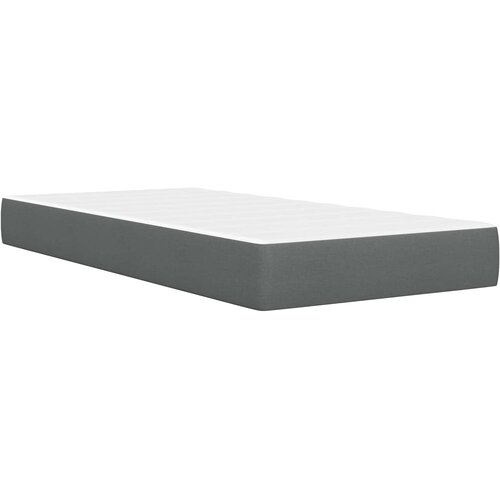  Krevetna konstrukcija Tamno siva 100 x 200 cm Poliester Slike
