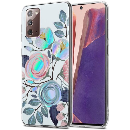 Cadorabo Case, združljiv s Samsungom s peonies Flowers - za&scaron;čitni pokrov iz silikona TPU s cvetličnim vzorcem, (20564262) Cene