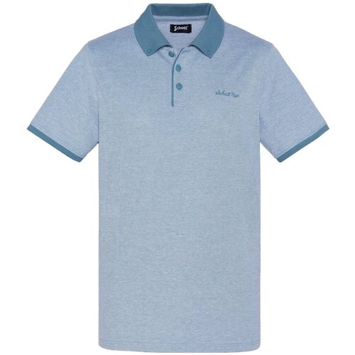 Schott Majice &amp;amp; Polo majice PSPENY Modra Slike