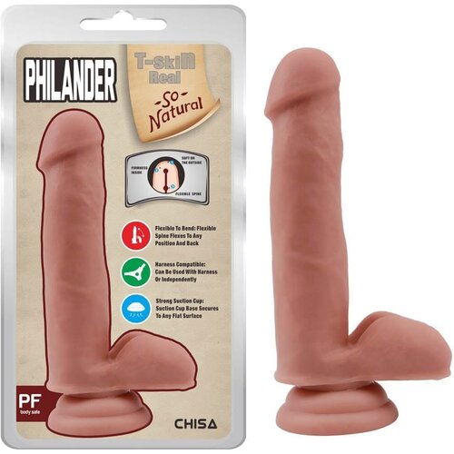 Chisa Novelties 2024 Dildo Chisa Philander Flesh 18 Cm Slike