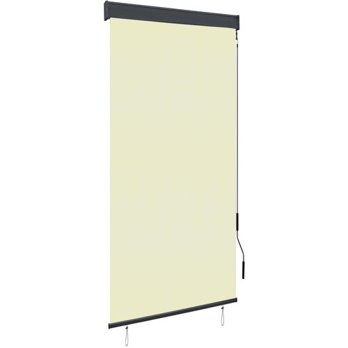 VidaXL Zunanje rolo senčilo 100x250 cm krem Slike