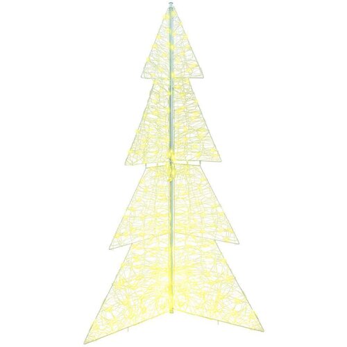 VidaXL Božićno drvce s 240 LED svjetlima Topla bijela 180 cm Akril Slike