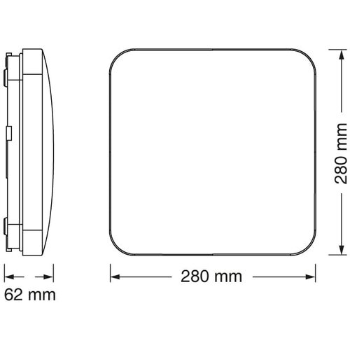Osram LED plafonjera sa senzorom 18W 4000K IP20 Slike