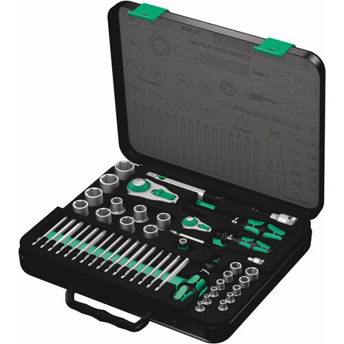 Wera 1x 8100 Zyklop set gedora, 1/4" i 1/2", metrički, 43 komada, 05160785001 Cene