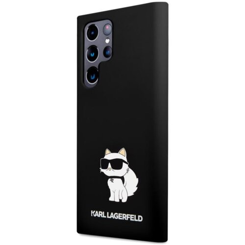Karl Lagerfeld KLHCS23LSNCHBCK za samsung galaxy S23 ultra 5G črn silikonska zaščita - iml nft choupette body Cene