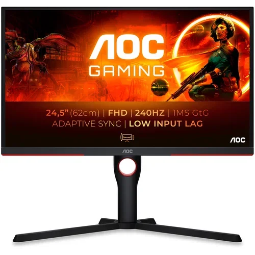 AOC 25G3ZM/BK 24,5\" fhd va 240Hz 1ms monitor