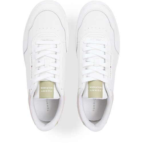 Tommy Hilfiger Nizke superge &amp;#039;BASKET CORE LITE&amp;#039; kit / svetlo zelena / bela Slike