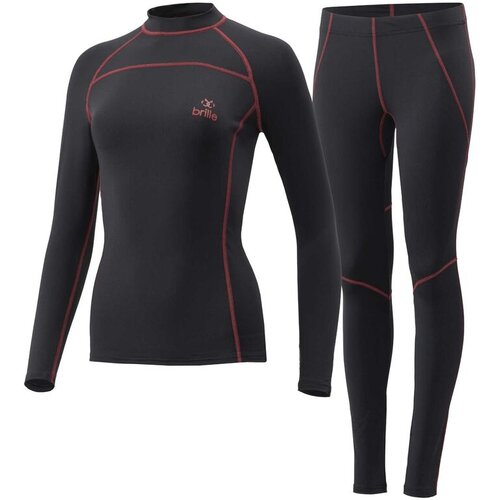 BRILLE Žensnki aktivni veš Warm Women's Base Layer, Crni Cene