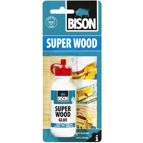  Ljepilo za drvo 75g superwood bison 1539029 blister Slike