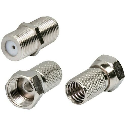 SCHWAIGER Set F-utikača (Dva komada F-utikač, jedan F-spojnik, Prikladno za: Kabeli Ø 6,8 - 7 mm) Cijene