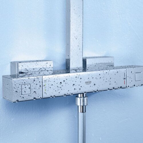 Grohe komplet za prho z termostatom za stensko montažo eupho Cene