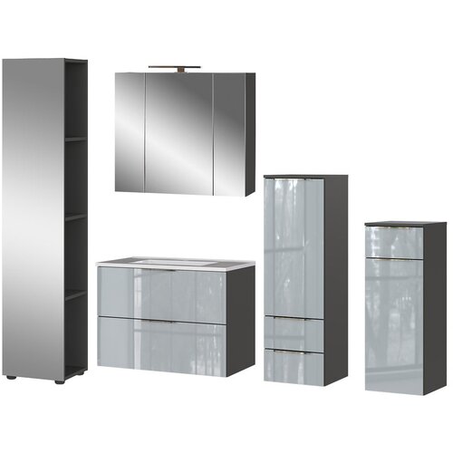 Germania Sivi kupaonski set Crandon 7826 - Cijene