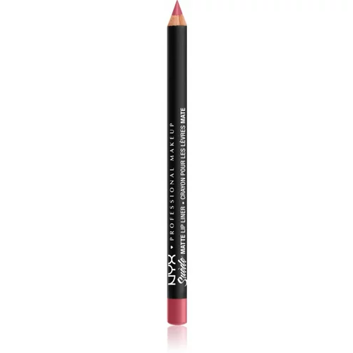NYX Professional Makeup Suede Matte Lip Liner mat svinčnik za ustnice odtenek 29 Sao Paulo 1 g