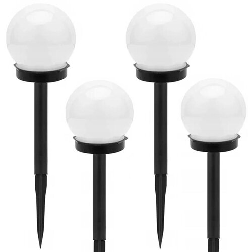  Set od 4 okrugle solarne LED podne lampe 36cm Cene